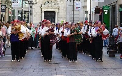 El centro de Zaragoza acoge mañana el V Encuentro de Bandas de Gaitas con la participación de siete grupos llegados de diferentes provincias