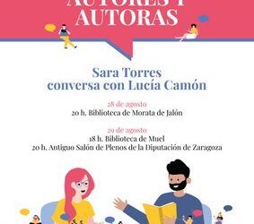 El ciclo de la DPZ “Conversaciones entre autores y autoras” continúa esta semana en Morata, Muel y Zaragoza con Sara Torres