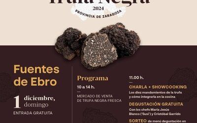 Fuentes de Ebro acoge este domingo la primera jornada divulgativa de esta temporada sobre la trufa negra en la provincia