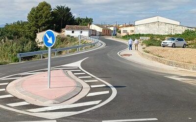 La Diputación de Zaragoza finaliza el arreglo del cruce de acceso a Novallas desde la ZP-5371 (antigua CV-006) tras una inversión de 233.000 euros