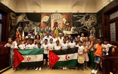 La DPZ da la bienvenida a los niños y niñas saharauis recién llegados a Aragón con el programa Vacaciones en Paz