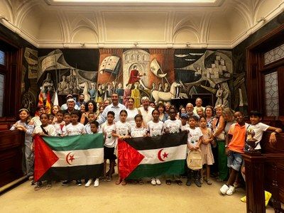 La DPZ da la bienvenida a los niños y niñas saharauis recién llegados a Aragón con el programa Vacaciones en Paz