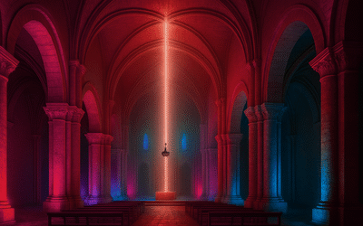 La luz transformará la iglesia del monasterio de Veruela este fin de semana con el espectáculo visual inmersivo “ASTRA”