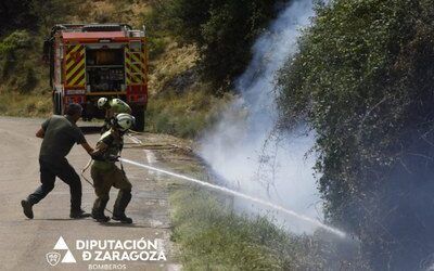 Los bomberos de la Diputación de Zaragoza realizaron más de 2.500 intervenciones a lo largo del año pasado