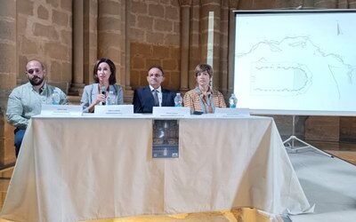 Luna inaugura la última restauración de la iglesia de San Gil de Mediavilla, una joya del románico en la que la Diputación de Zaragoza ya ha invertido más de 350.000 euros