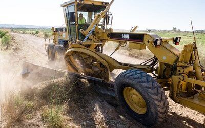 La Diputación de Zaragoza acondicionó más de 3.100 kilómetros de caminos agrícolas a lo largo del año pasado