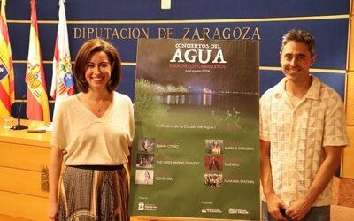 David Otero, The Greg Pappas Quintet, Conchita, Marilia Monzón, Muerdo y Fanfara Station, en los conciertos del agua de Ejea de los Caballeros