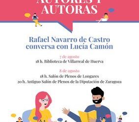 Rafael Navarro de Castro estará este miércoles y jueves en Villarreal de Huerva, Longares y Zaragoza dentro del ciclo “Conversaciones entre autores y autoras” de la DPZ