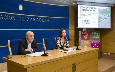 La Diputación de Zaragoza termina las tres primeras obras del programa de carreteras 2024-2031 y comienza un paquete de 20 nuevos arreglos a ejecutar entre este año y el que viene
