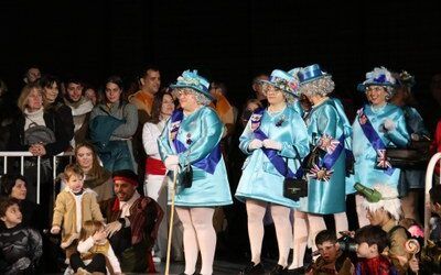 Mequinenza celebra sus fiestas de invierno en honor a San Blas y Santa Águeda con sus populares concursos de disfraces