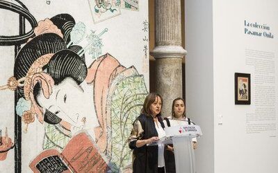 La Diputación de Zaragoza acerca el mejor grabado nipón al palacio de Sástago con la exposición “La mujer en Japón”