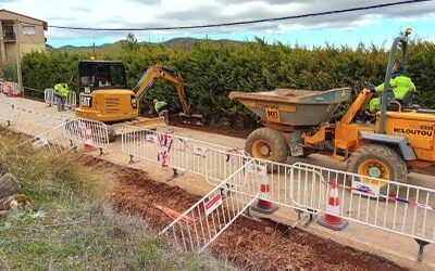 La DPZ comienza el arreglo de la carretera de acceso a Moros, el primero del nuevo programa de actuaciones 2024-2031, con un presupuesto de 331.000 euros