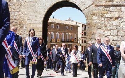 La Diputación de Zaragoza acompaña a los vecinos de Daroca en la celebración de la tradicional fiesta de los Corporales