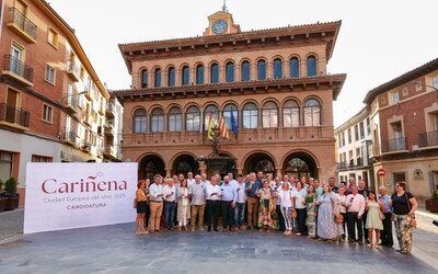 ​ Sánchez Quero muestra su apoyo a ​ la candidatura de Cariñena como ​ Ciudad Europea del Vino 2025 ​