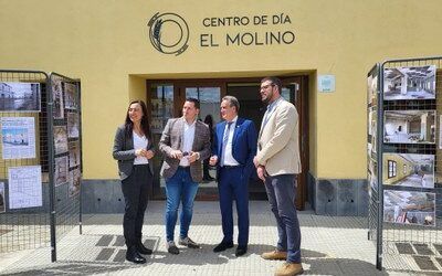 Sánchez Quero visita el nuevo centro de día de Quinto, que dará servicio a 35 usuarios y ha sido financiado por la Diputación de Zaragoza con 500.000 euros