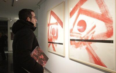 La DPZ prorroga hasta junio la muestra sobre la obra gráfica de Luis Feito en el Centro de Arte y Exposiciones de Ejea