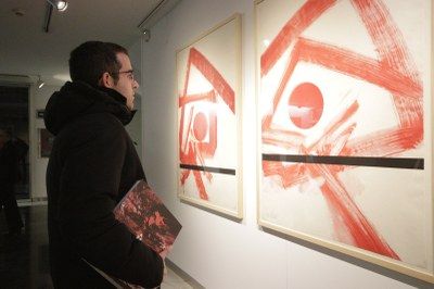 La DPZ prorroga hasta junio la muestra sobre la obra gráfica de Luis Feito en el Centro de Arte y Exposiciones de Ejea