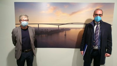LA SALA 4º ESPACIO DE LA DPZ MUESTRA EN UNA EXPOSICIÓN GRANDES OBRAS DE LA INGENIERÍA DE PUENTES Y PASARELAS DEL SIGLO XXI