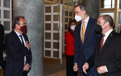 SÁNCHEZ QUERO ASISTE A LA CLAUSURA DE LA V CUMBRE EMPRESARIAL POR LA COMPETITIVIDAD DE ARAGÓN, PRESIDIDA POR EL REY FELIPE VI