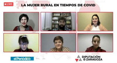 MÁS DE 800 PERSONAS SIGUEN EN DIRECTO LA JORNADA ‘LA MUJER RURAL EN TIEMPOS DE COVID’ ORGANIZADA POR LA DIPUTACIÓN DE ZARAGOZA