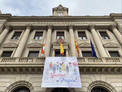 TODOS LOS GRUPOS DE LA DIPUTACIÓN DE ZARAGOZA, A EXCEPCIÓN DE VOX, ACUERDAN UN MANIFIESTO POR EL DÍA INTERNACIONAL DE LA MUJER