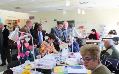 Beamonte clausura el acto de presentación de las imágenes restauradas de la Hermandad de la Sangre de Cristo