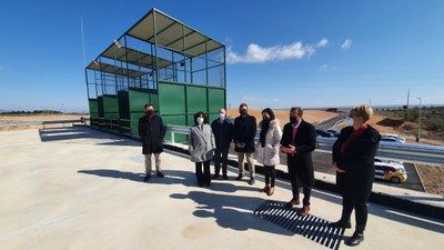 LA DIPUTACIÓN DE ZARAGOZA TERMINA LAS OBRAS DE LA PLANTA DE TRANSFERENCIA DE LA ALMUNIA, LA PRIMERA DE LAS SEIS DEL SERVICIO ECOPROVINCIA