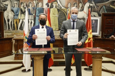 LA DPZ Y EL AYUNTAMIENTO DE ZARAGOZA FIRMARÁN UN NUEVO CONVENIO SOBRE BARRIOS RURALES Y PRESTACIÓN DE SERVICIOS PARA LA PROVINCIA