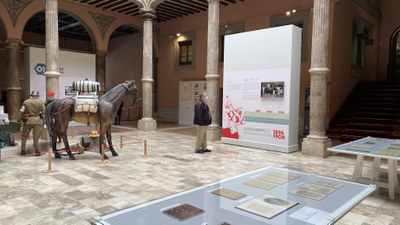 MÁS DE 5.000 PERSONAS HAN VISITADO YA LA EXPOSICIÓN QUE RECORRE EL SIGLO Y MEDIO DE HISTORIA DE CRUZ ROJA EN LA PROVINCIA DE ZARAGOZA