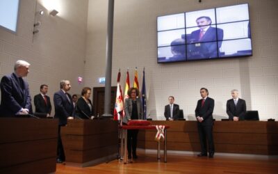 La alcaldesa de Mequinenza, Magdalena Godia, toma posesión como diputada provincial