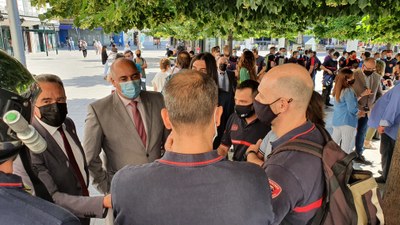 SÁNCHEZ QUERO RECUERDA QUE SU GOBIERNO YA HA CONVOCADO DOS OPOSICIONES DE BOMBEROS Y VA A LANZAR UNA TERCERA CON LAS VACANTES PENDIENTES