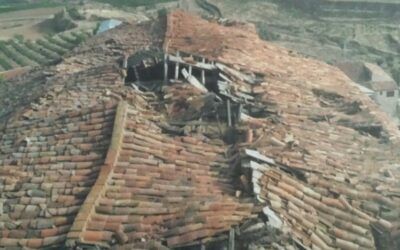 Concluyen las actuaciones para la consolidación de coronación, nueva cubierta y anclajes de la iglesia de Santa María de Olvés