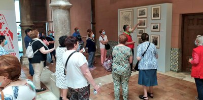 LA EXPOSICIÓN QUE RECORRE LA HISTORIA DE CRUZ ROJA EN LA PROVINCIA DE ZARAGOZA ENCARA SU RECTA FINAL EN EL PALACIO DE SÁSTAGO TRAS SUPERAR LAS 9.000 VISITAS
