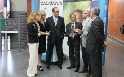 La DPZ promociona el uso de los balnearios de la provincia con una campaña en «Madrid Atocha»