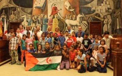 La DPZ recibe la visita de los niños saharauis acogidos por familias zaragozanas