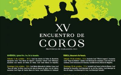 Cuarenta y seis corales participarán en una nueva edición del Encuentro Provincial de Agrupaciones Corales