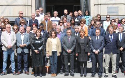La Diputación Provincial de Zaragoza guarda un minuto de silencio por el fallecimiento de la presidenta de la Diputación de León.
