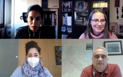 La Diputación de Zaragoza se reúne con la Agencia de Naciones Unidas para los Refugiados de Palestina