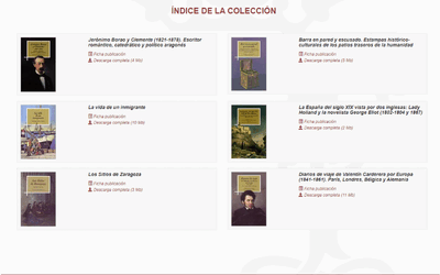 La Institución Fernando el Católico de la DPZ pone a disposición del público 1.350 publicaciones en abierto en la biblioteca virtual