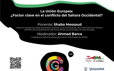 El programa Comunidad Glocal de la DPZ organiza una jornada sobe la situación jurídica del pueblo saharaui