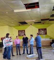 La Diputación de Zaragoza sufragará la rehabilitación del pabellón de Tierga