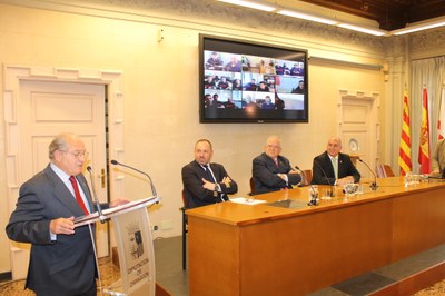 Los bomberos de la Diputación de Zaragoza conmemoran su 40 aniversario con el reto de seguir modernizándose
