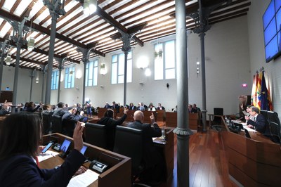 La DPZ aprueba un presupuesto de 196 millones de euros, el mayor de su historia, con los votos del PSOE, En Común-IU y Podemos-Equo
