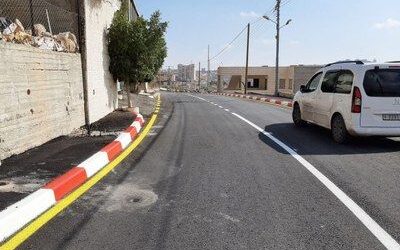 La DPZ financia la construcción de una carretera en Palestina permitiendo conectar medio centenar de hogares al alcantarillado