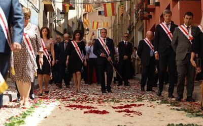 La Diputación de Zaragoza participa en la fiesta de los Corporales de Daroca, que vuelve a celebrarse tras la pandemia