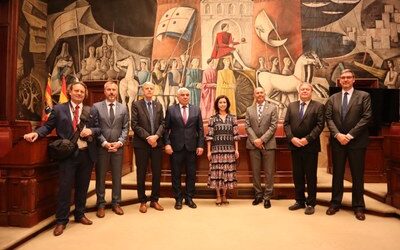 Una delegación del Senado de la República Checa visita la Diputación de Zaragoza para conocer proyectos de desarrollo rural