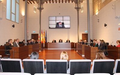 El Pleno de DPZ habilita la partida de 5,5 millones de euros para hacer frente a las afecciones por la crecida del Ebro