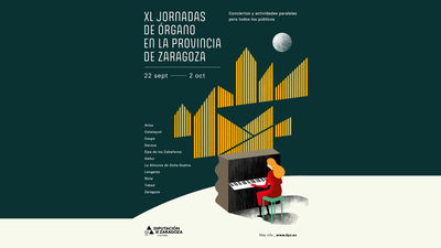 Las XL Jornadas de Órgano de la DPZ se cierran este fin de semana con conciertos en Ricla, Tobed, Daroca, Gallur, Ejea y Caspe