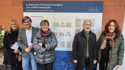 La Diputación de Zaragoza conmemora sus 40 años de apoyo y asistencia a los archivos municipales con un libro y una exposición