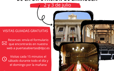 La Diputación de Zaragoza organiza unas jornadas de puertas abiertas el primer fin de semana de julio para celebrar el día de Santa Isabel